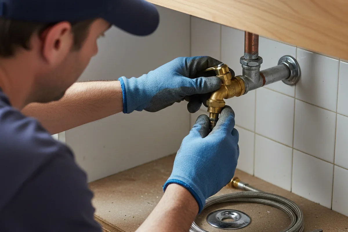 Shutoff valve and fitting work during Faucet and Fixture Repair in Sedro Woolley